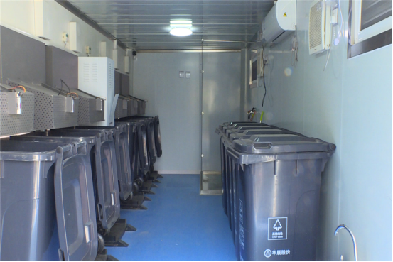 華展貓先生，智能垃圾分類房，垃圾分類收集點，垃圾房內部