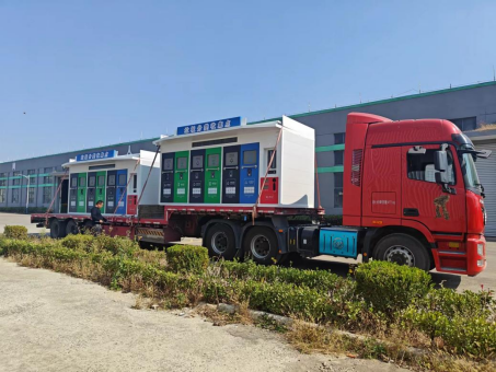 貓先生智能垃圾分類，小區(qū)垃圾房廠家，專業(yè)垃圾收集站制造