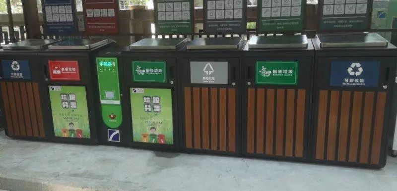 貓先生智能垃圾分類亭，定時定點垃圾收集點 ，垃圾亭生產廠家