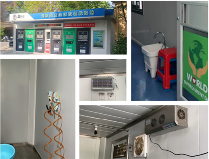 江蘇智能分類垃圾房，清潔小屋，垃圾分類收集站生產廠家